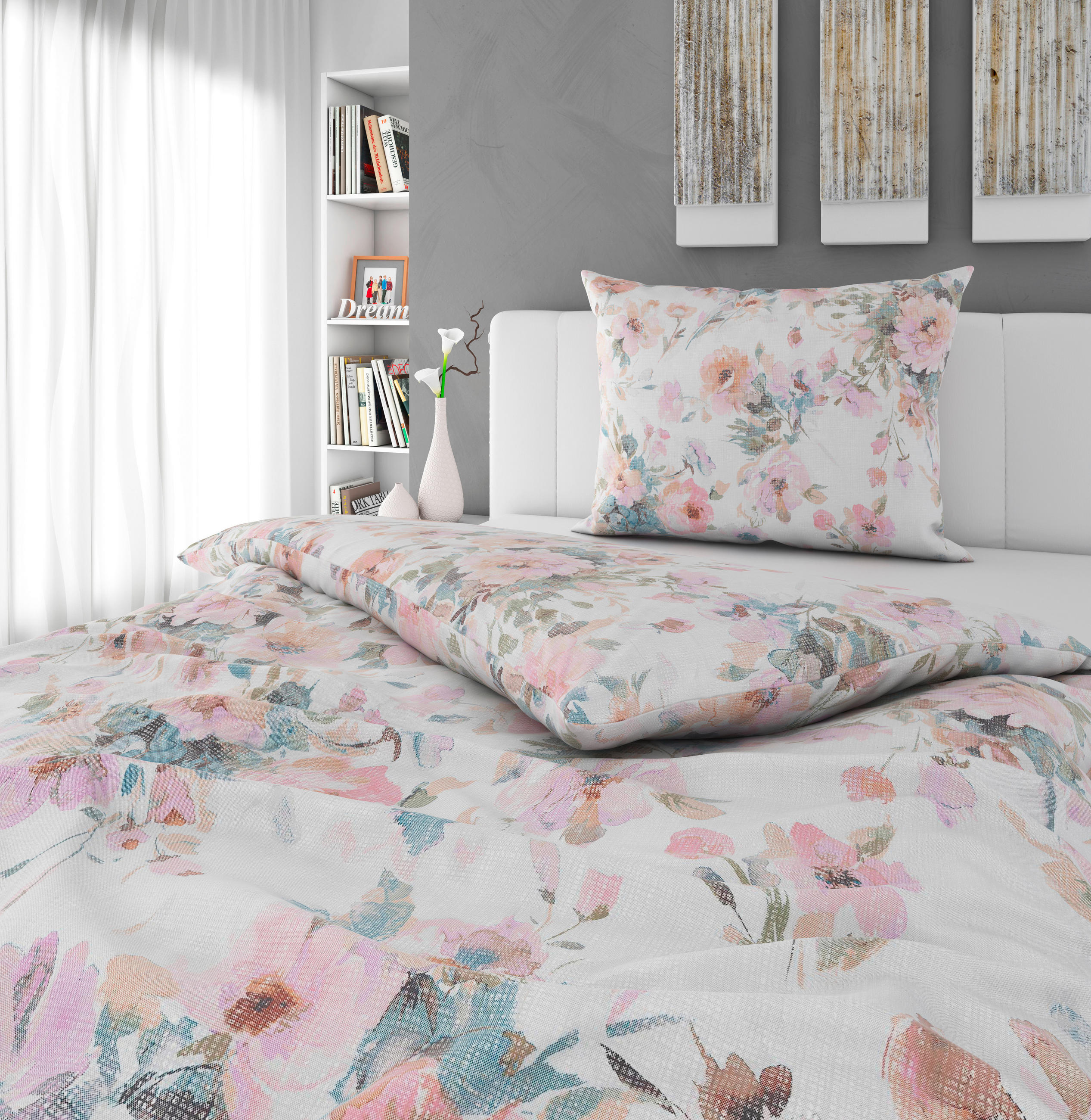 ÁGYNEMŰHUZAT-GARNITÚRA 140/200 cm  - színes, Konventionell, textil (140/200cm) - Esposa