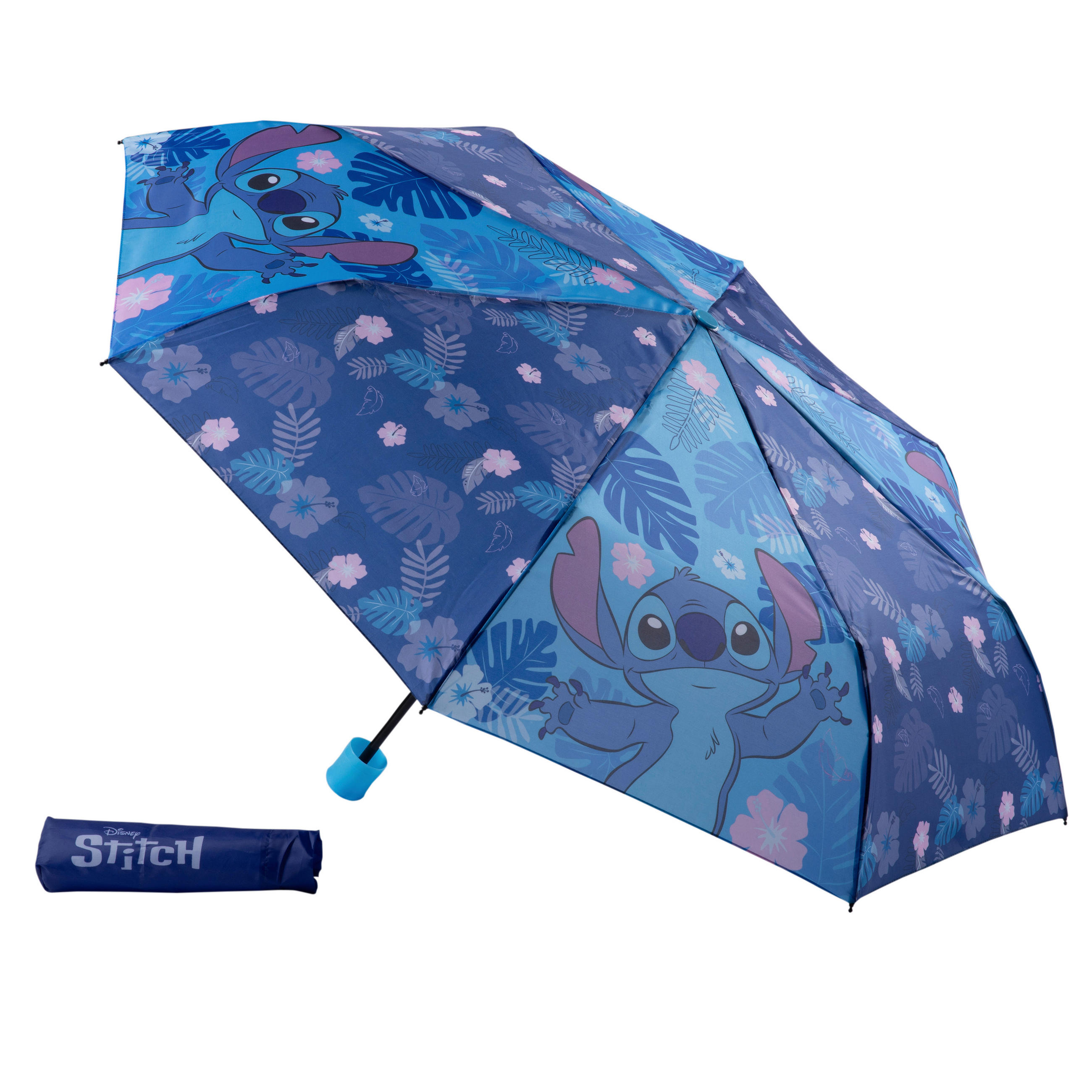 REGENSCHIRM  - Blau/Lila, Basics, Textil (54cm) - Disney