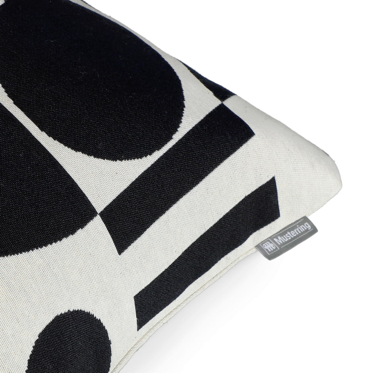 POTAH NA POLŠTÁŘ  38/58 cm - bílá/černá, Design, textil (38/58cm) - Musterring