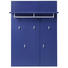 GARDEROBENPANEEL 80/116/30 cm - Blau, Design, Holzwerkstoff/Metall (80/116/30cm) - Xora GARDEROBENPANEEL 80/116/30 cm - Blau, Design, Holzwerkstoff/Metall (80/116/30cm) - Xora