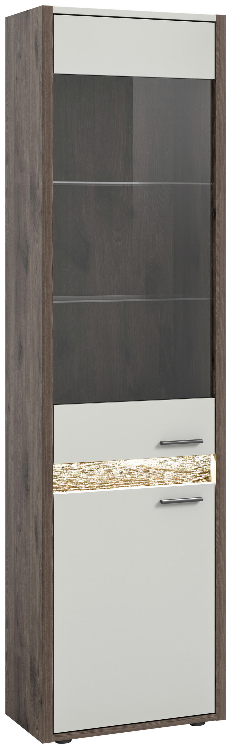 VITRINE in - Design, Glas/Holzwerkstoff (198/51/37cm) - MID.YOU