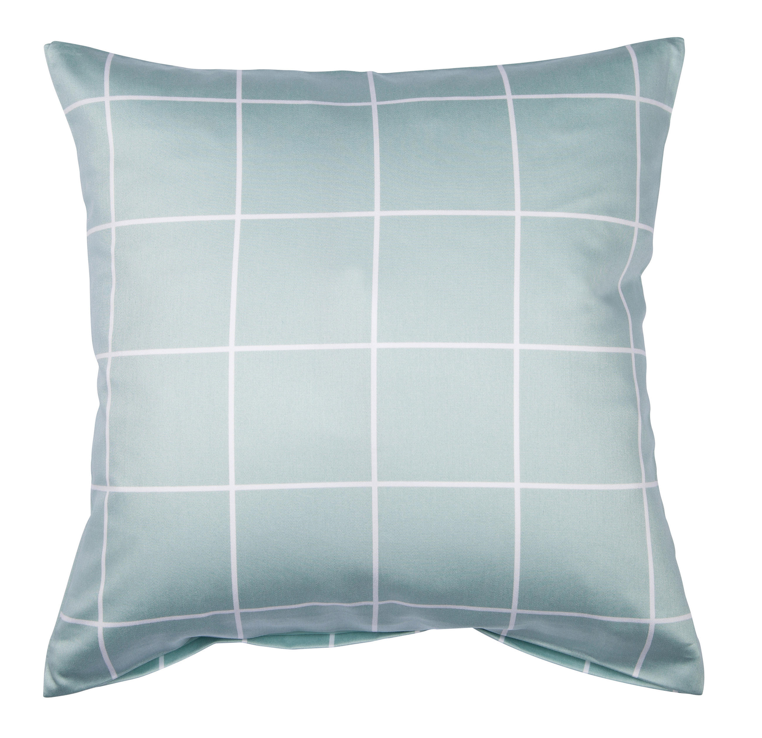 KISSENHÜLLE Giulietta 80/80 cm  - Hellgrün/Weiß, KONVENTIONELL, Textil (80/80cm) - Janine