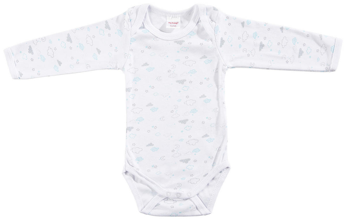 BABYBODY-SET  - Weiß/Grau, LIFESTYLE, Textil (74/80null) - My Baby Lou
