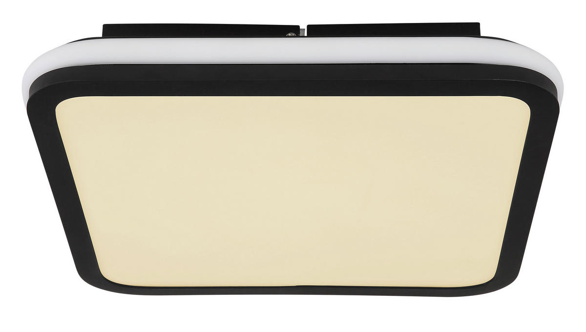 LED SVJETILJKA STROPNA JAXXI  - crna/opalna, Basics, metal/plastika (35,5/35,5/7cm)