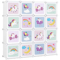 KINDERREGAL Weiß  - Weiß, Basics, Kunststoff/Metall (123/123/31cm)