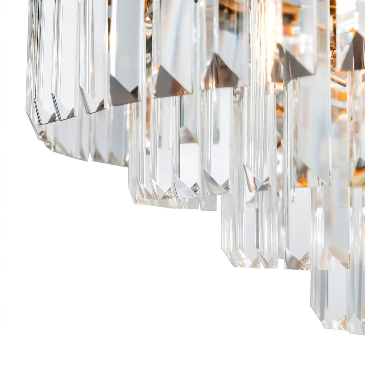 TAKKRONA Neoclassic 70/70/45 cm  - mässingsfärgad, Trend, metall/glas (70/70/45cm) - MAYTONI