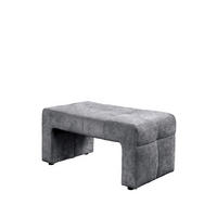 KLUPA  antracit  drvo, tekstil, drvni materijal      - crna/antracit, Moderno, drvni materijal/drvo (100/51/54cm) - Livetastic