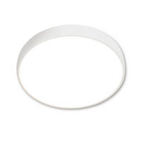 STROPNÉ LED SVIETIDLO, 40/40/5 cm - biela, Basics, kov/plast (40/40/5cm)