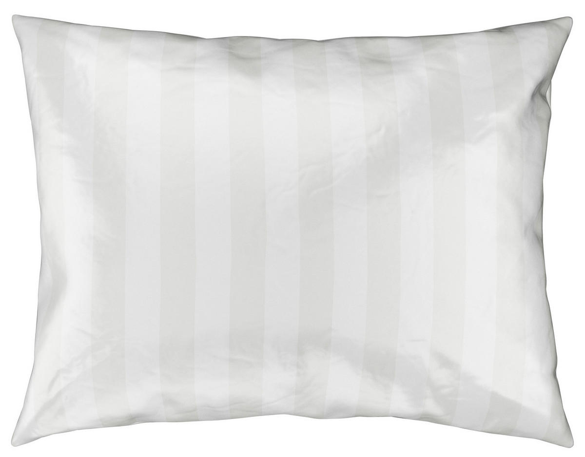 BETTWÄSCHESET Satin 200/210 cm  65 cm/100 cm  - Weiss, Textil (200/210cm) - Dieter Knoll