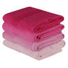 HANDTUCHSET Rosa, Pink, Hellrosa, Dunkelrosa 4-teilig  - Pink/Hellrosa, Basics, Textil (50/90cm)