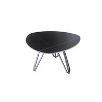 LOUNGETISCH 68/68/39 cm Metall  - Schwarz/Grau, MODERN, Metall (68/68/39cm) - Gardenson