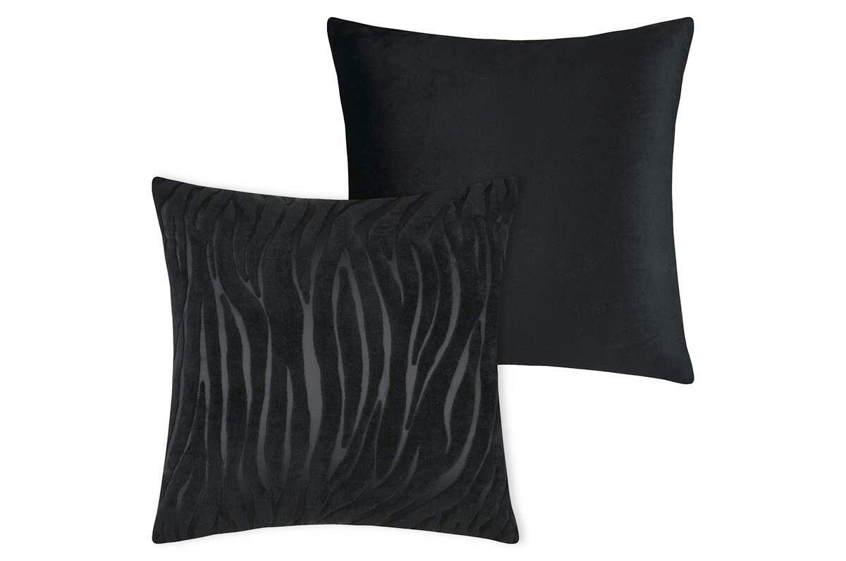 UKRASNI JASTUČIĆ   CALM  - crna, Konvencionalno, tekstil (50/50cm)