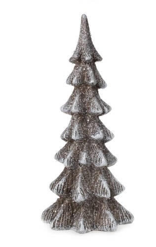 DEKOBAUM - Silberfarben, LIFESTYLE, Kunststoff (14/12,2/31cm) - X-Mas