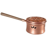 KAHÁNEK NA VONNÉ UHLÍ  - měděné barvy, Basics, kov/dřevo (10/10cm)