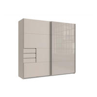 SCHIEBETÜRENSCHRANK 225/210/64 cm Kaschmir  - Kaschmir, Modern, Holzwerkstoff/Metall (225/210/64cm) - P & B