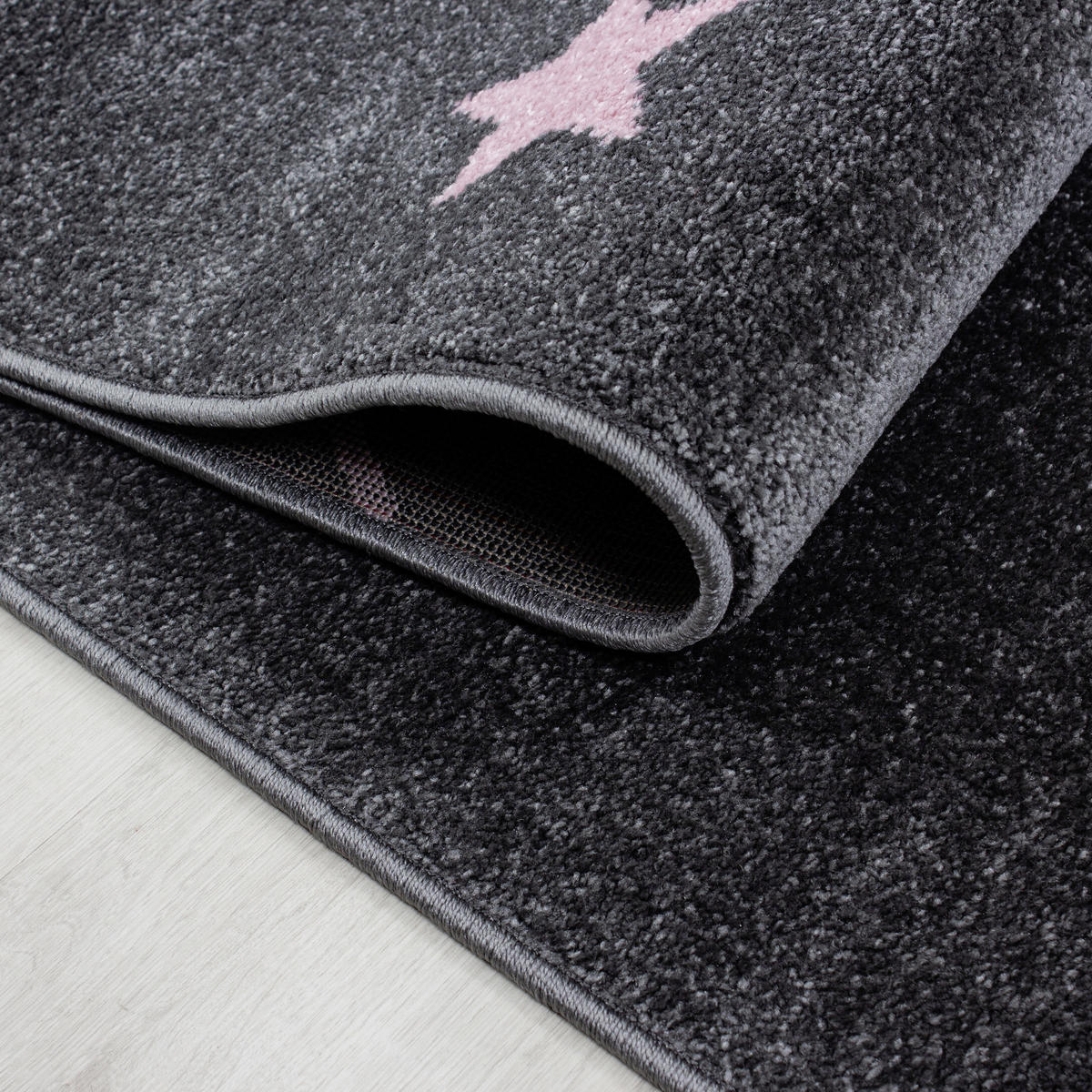 KINDERTEPPICH 160/230 cm Kids  - Pink/Grau, Trend, Textil (160/230cm) - Ben'n'jen