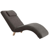 LIEGE Velours Grau  - Buchefarben/Grau, Design, Holz/Textil (65/84/163cm) - Max Winzer