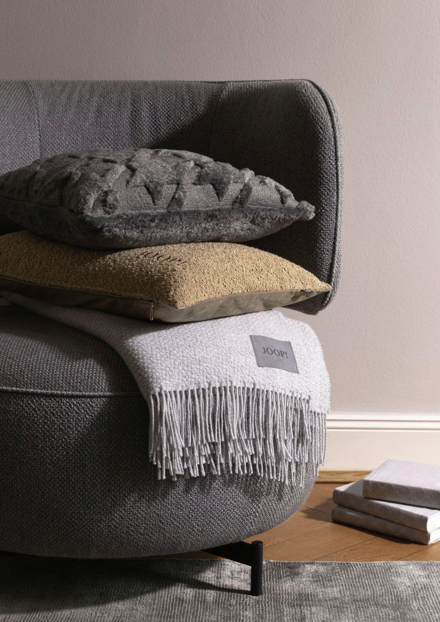 KISSENHÜLLE J! TOUCH 40/60 cm  - Sandfarben, Design, Textil (40/60cm) - Joop!