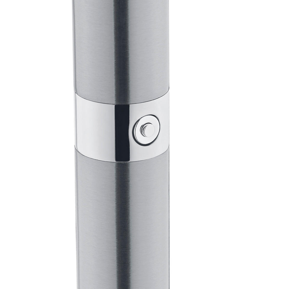 LED-STEHLEUCHTE 20/182 cm    - Weiß/Nickelfarben, Design, Glas/Metall (20/182cm) - Hell