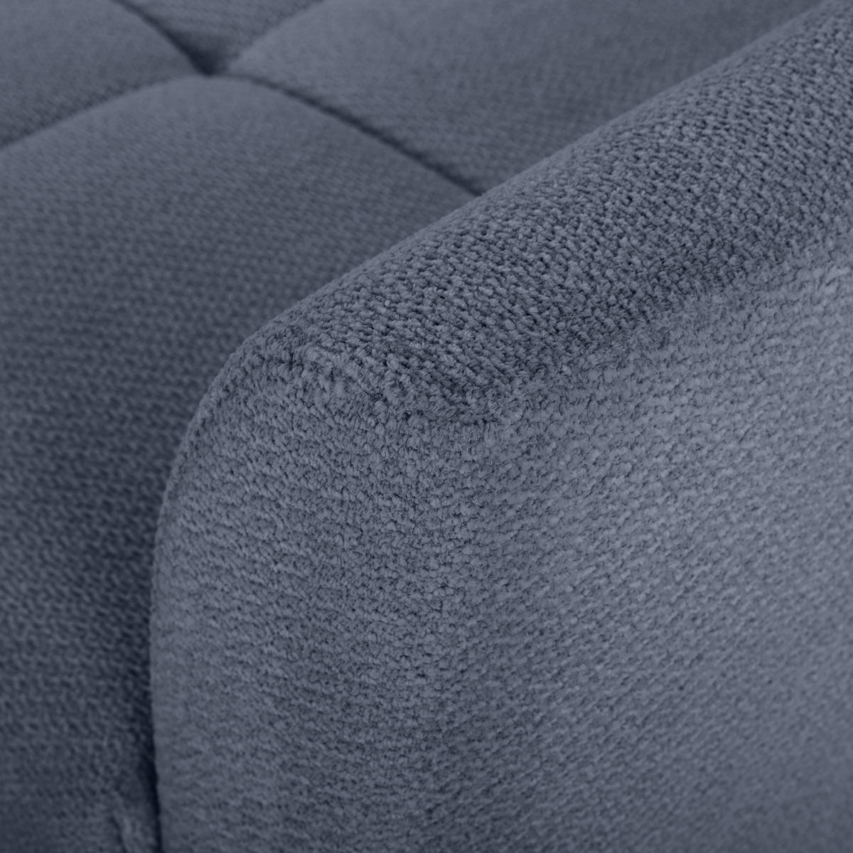 ECKSOFA in Webstoff Blaugrau  - Buchefarben/Blaugrau, KONVENTIONELL, Holz/Textil (169/294cm) - Carryhome