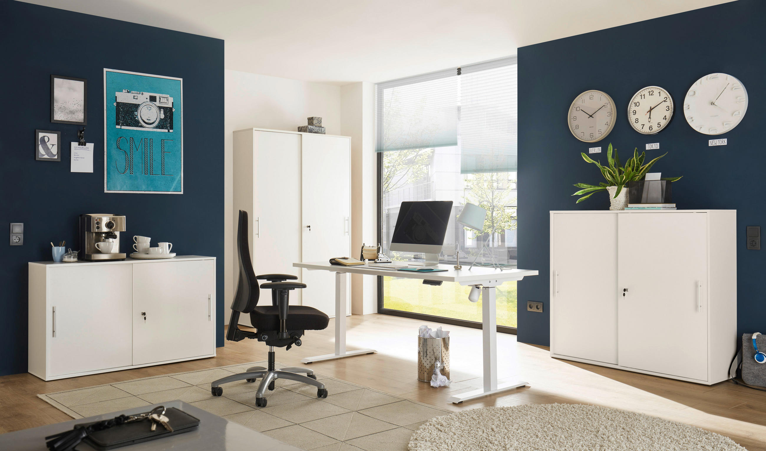 AKTENSCHRANK Weiß - Weiß, Basics, Holzwerkstoff (120/75/40cm) - MID.YOU