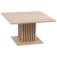 COUCHTISCH Eiche furniert 70/70/44 cm quadratisch Eichefarben  - Eichefarben, Natur, Holz/Holzwerkstoff (70/70/44cm) - Stylife