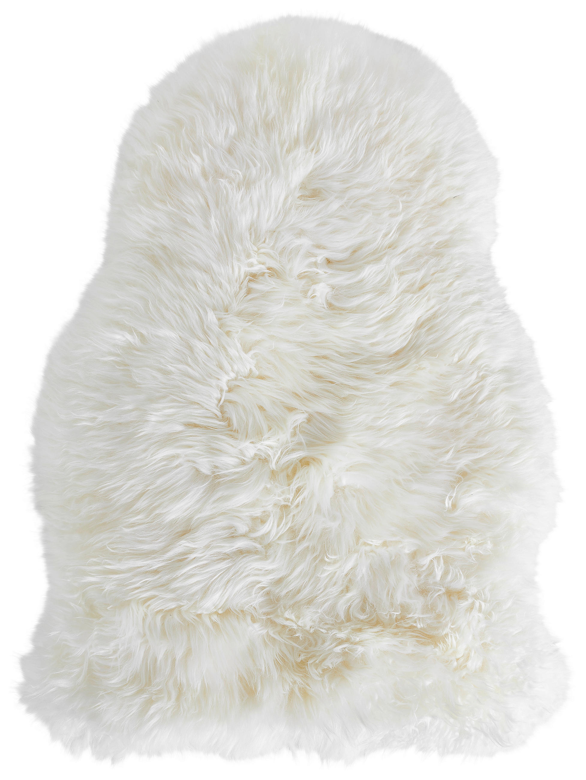 OVČIJA KOŽA SA KRZNOM   - bela, Konvencionalno, krzno (65/45cm) - Linea Natura