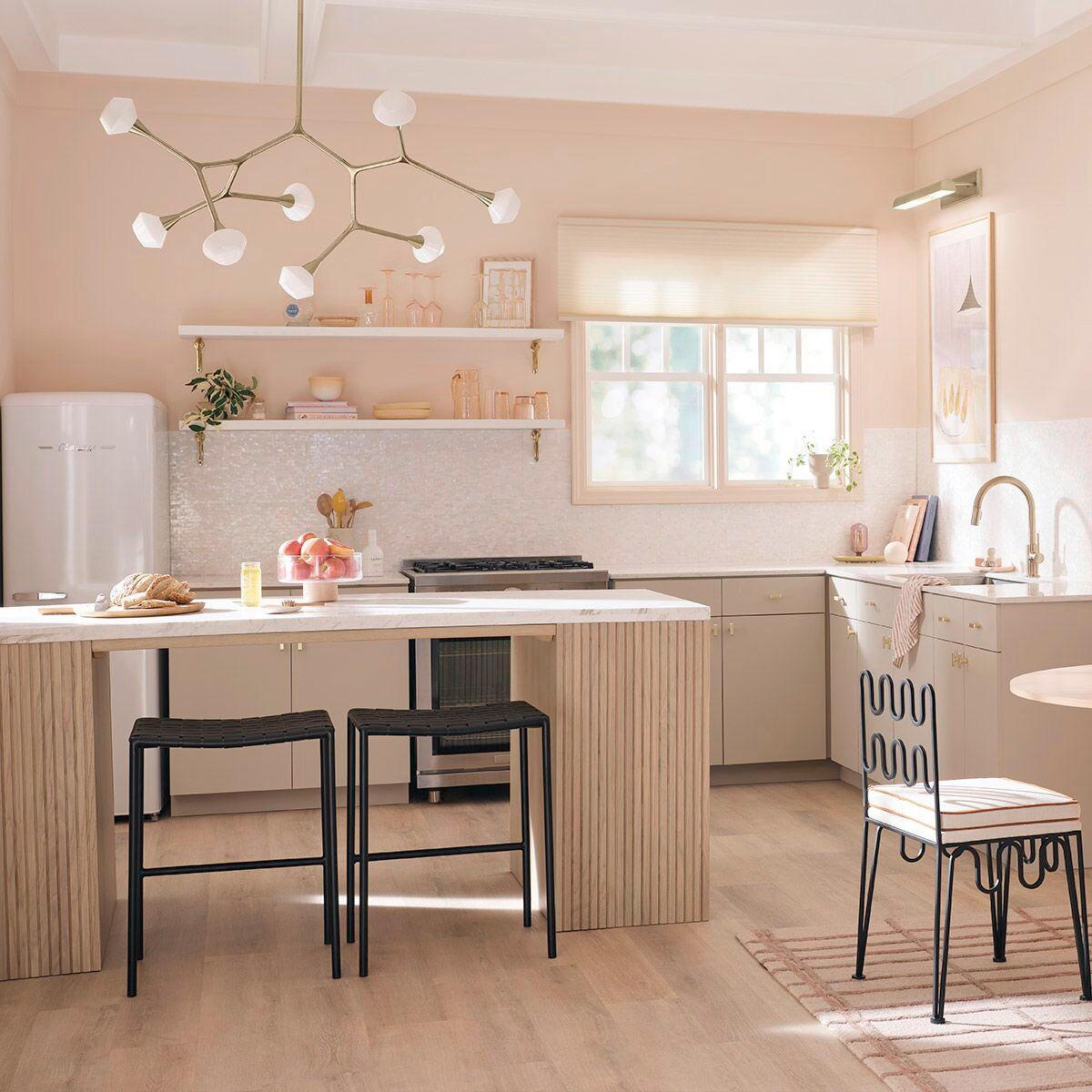 KRONLEUCHTER Kichler 79,4/133,4/67,3 cm  - Champagner, Design, Glas/Metall (79,4/133,4/67,3cm) - Elstead Lighting