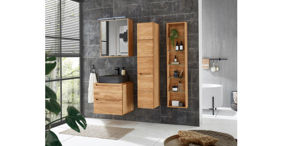 WASCHTISCH-ABDECKPLATTE 60/2/46,2 cm  - Eichefarben, KONVENTIONELL, Holz (60/2/46,2cm) - Linea Natura