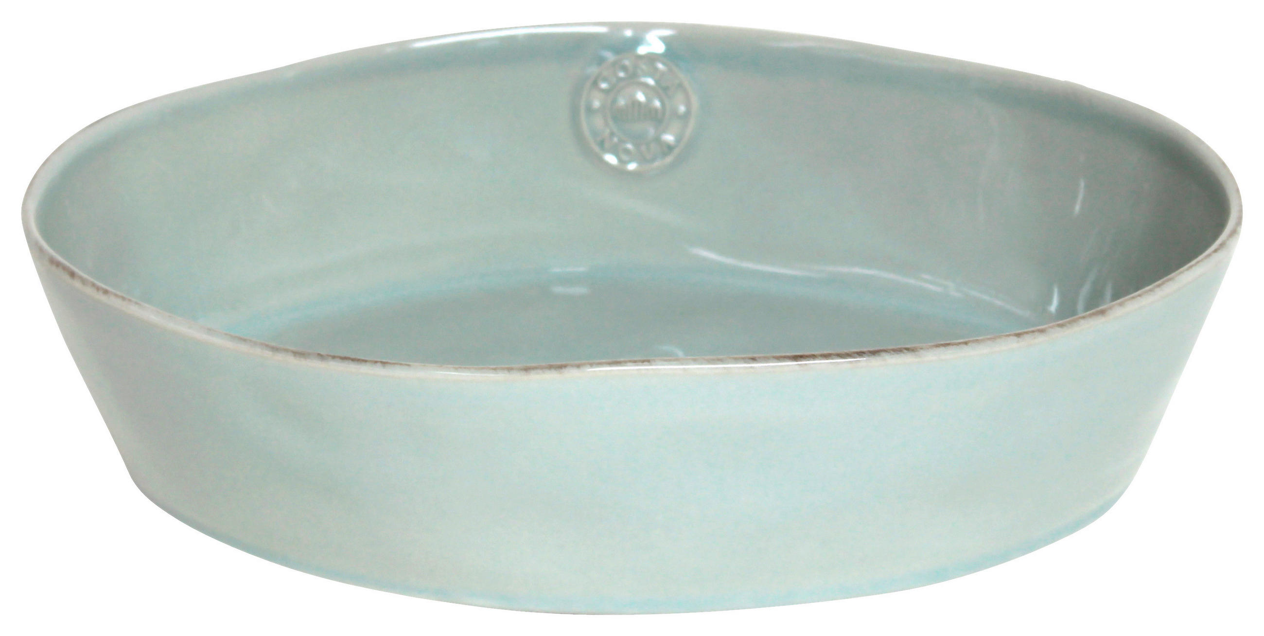 AUFLAUFFORM Keramik Feinsteinzeug  - Türkis, Basics, Keramik (30/22/8cm) - Costa Nova