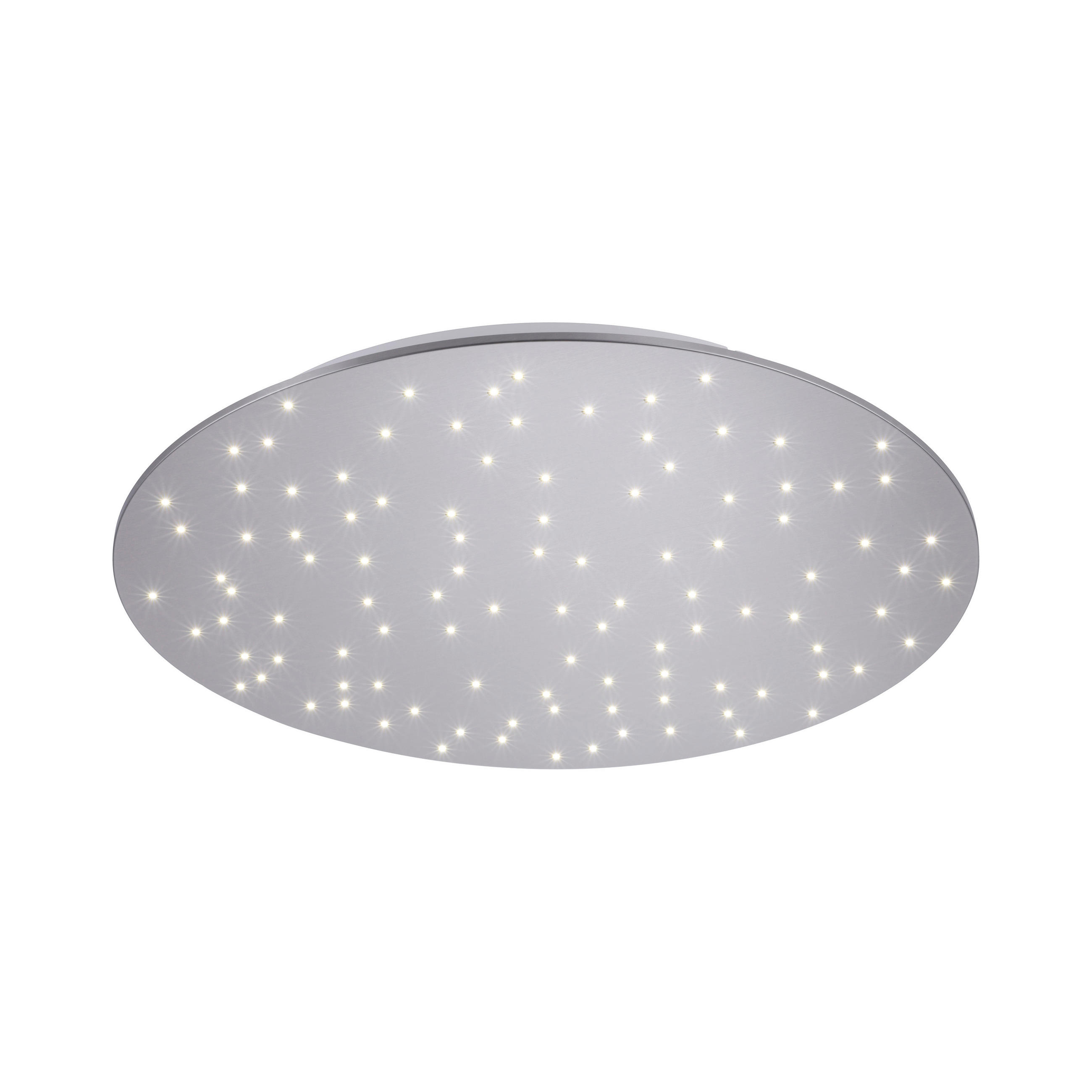 Just Light Deckenleuchte Sparkle Silber 48x4x48 cm