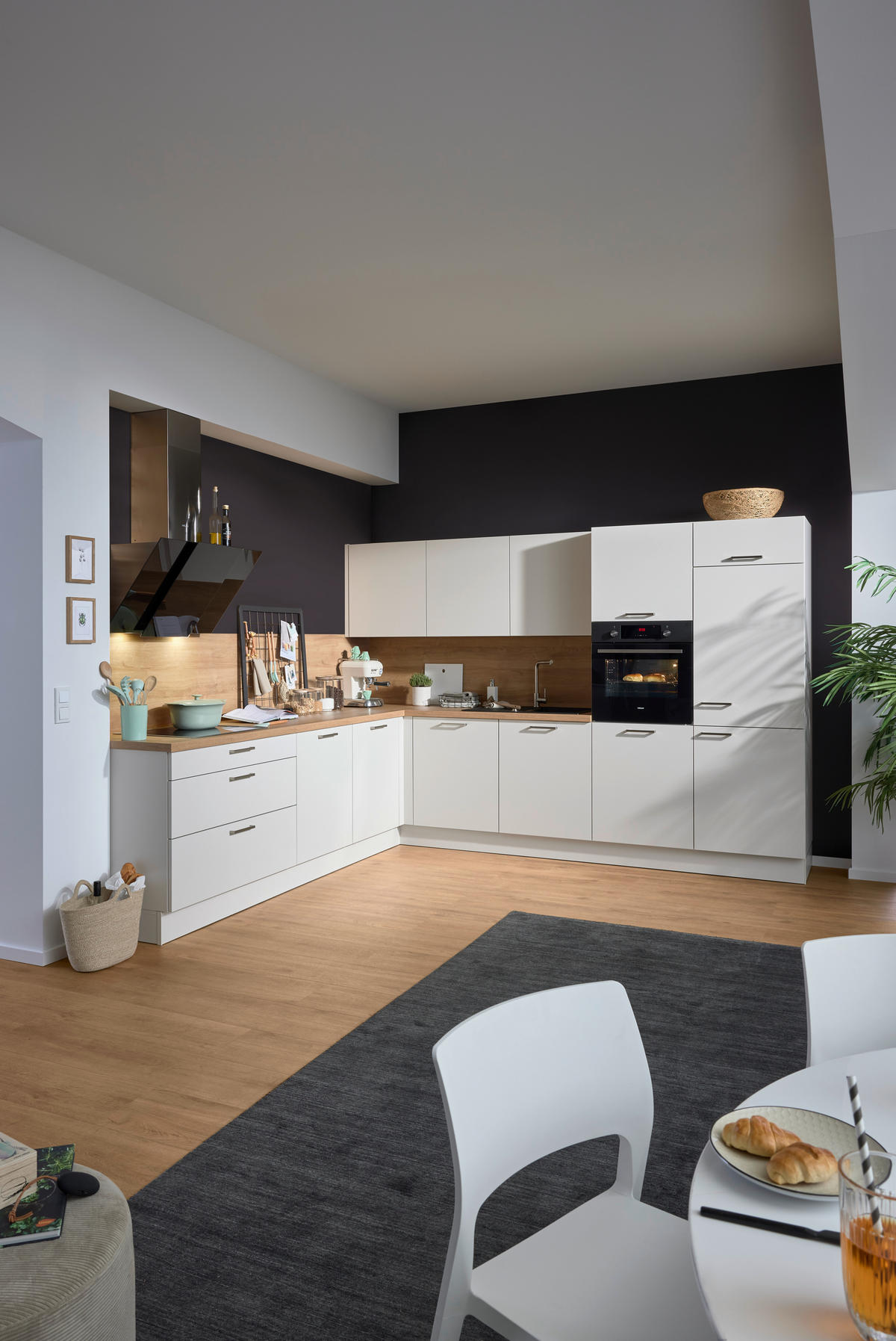 EINBAUKÜCHE  - Design, Holzwerkstoff - Novel