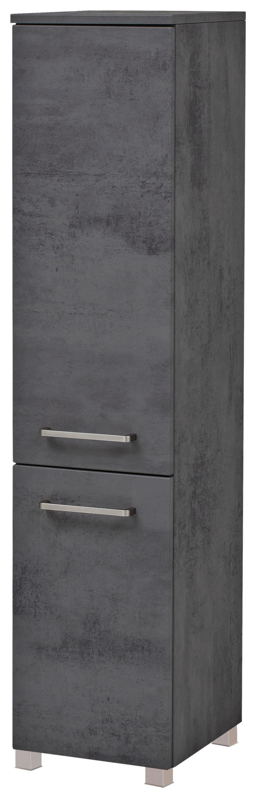 MIDISCHRANK 30/130/35 cm  - Edelstahlfarben/Grau, KONVENTIONELL, Holzwerkstoff/Metall (30/130/35cm) - Held