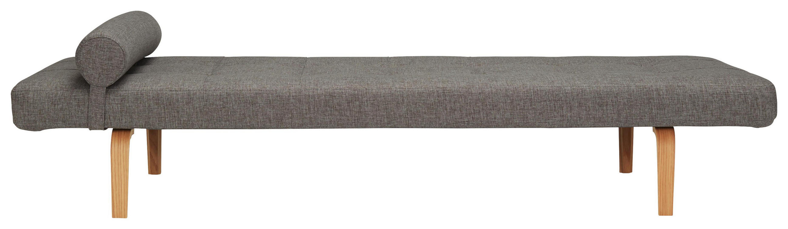 Liege in Textil Grau