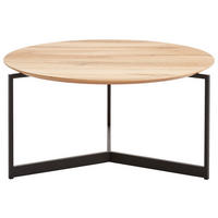 COUCHTISCH in Holz, Metall 83/83/42 cm  - Eichefarben/Anthrazit, Design, Holz/Metall (83/83/42cm) - Venjakob