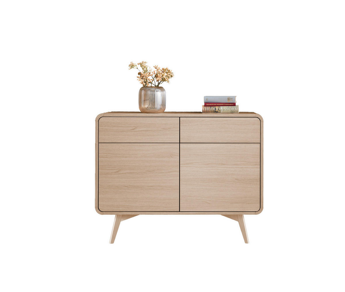 SIDEBOARD  108/84/39 cm 2 Schublade(n)  - Eichefarben, Design, Holz/Holzwerkstoff (108/84/39cm) - Livetastic