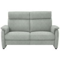2,5-SITZER in Flachgewebe Hellgrau  - Hellgrau/Schwarz, KONVENTIONELL, Textil/Metall (178/107/97cm) - Pure Home Comfort