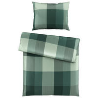 POVLEČENÍ, satén, zelená, 140/200 cm - zelená, Konvenční, textil (140/200cm) - Esposa