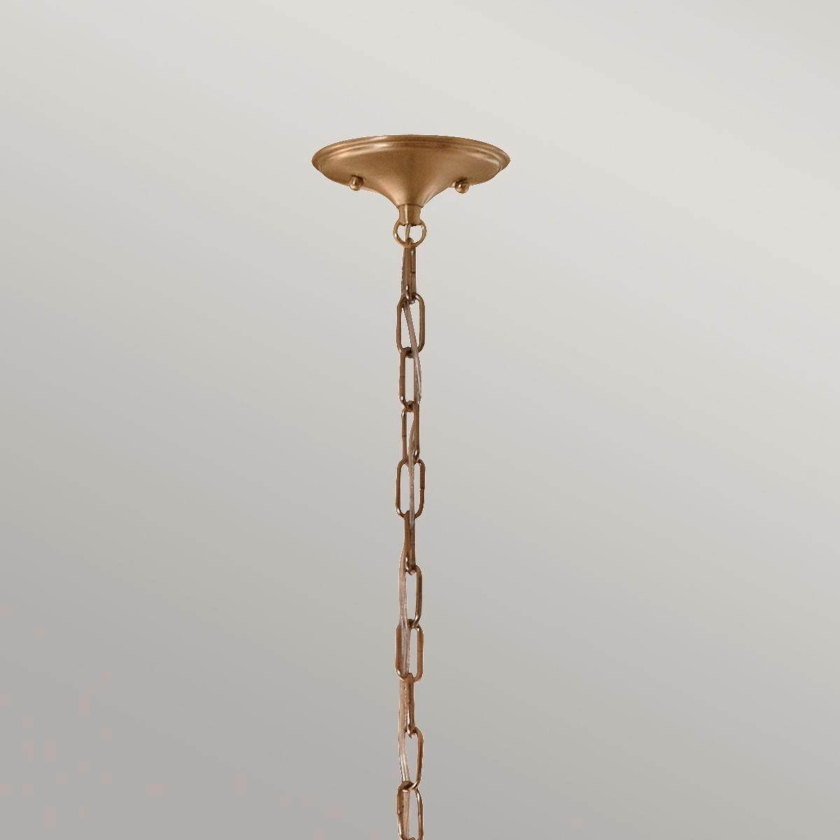 HÄNGELEUCHTE    - Weiss/Champagner, Konventionell, Metall (225,9/33/50,8cm) - Elstead Lighting