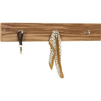 HAKENLEISTE  in Altholz, Eiche furniert, mehrschichtige Massivholzplatte (Tischlerplatte) Eichefarben  - Eichefarben, Natur, Holz (96/15,6/5,2cm) - Voglauer