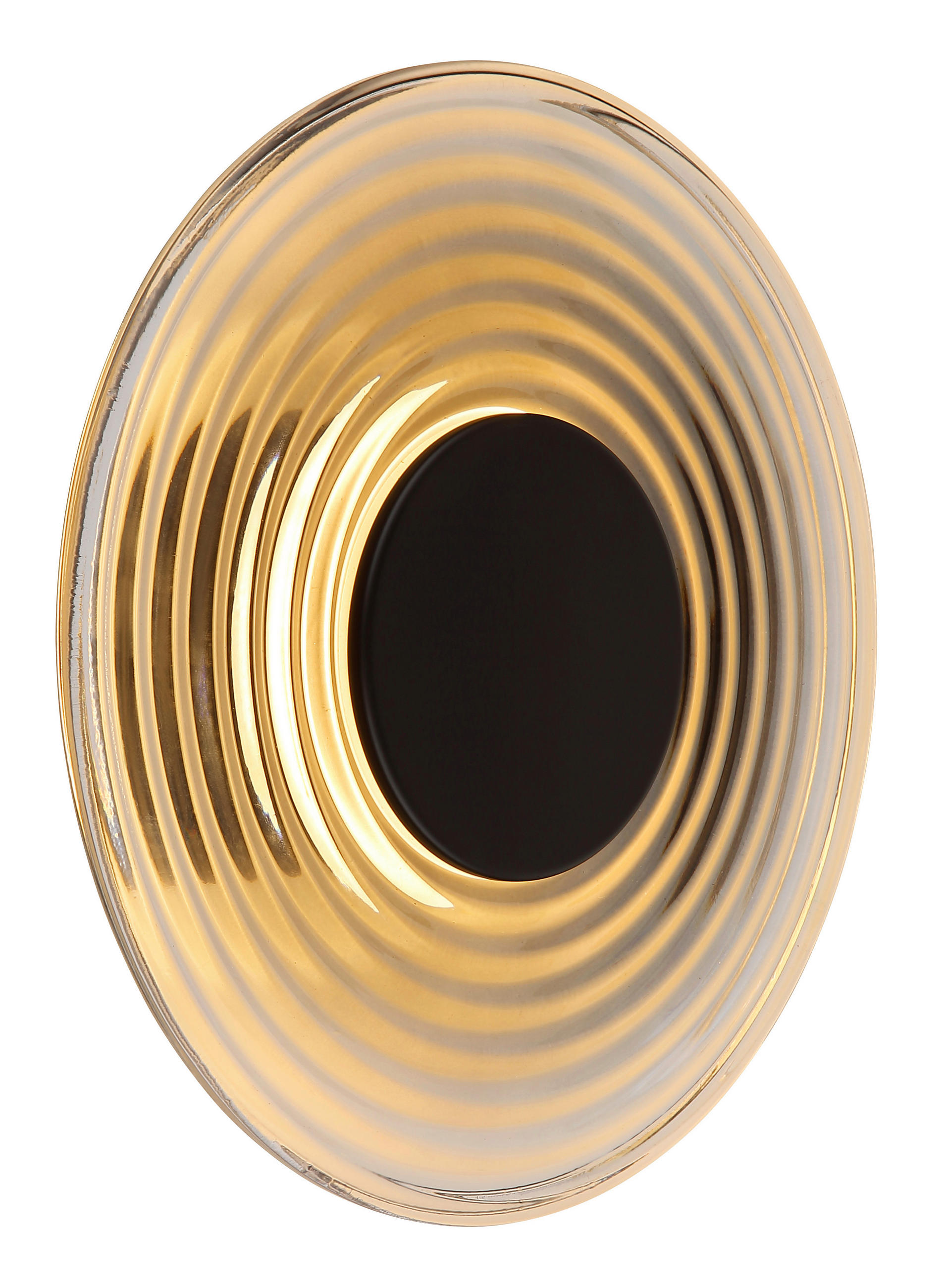 LED-WANDLEUCHTE 30/10 cm   - Schwarz, Design, Glas/Metall (30/10cm) - Globo