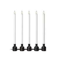KERZE MIT LED   - Weiß, Basics, Metall (37/44/5cm) - Markslöjd