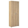 MEHRZWECKSCHRANK 70/189/34 cm  in Sonoma Eiche  - Schwarz/Sonoma Eiche, Basics, Holzwerkstoff/Kunststoff (70/189/34cm) - MID.YOU