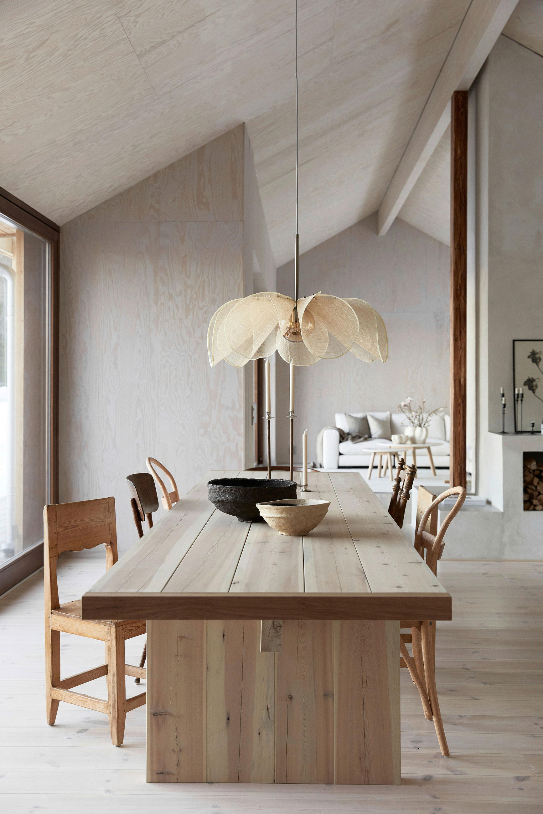 PENDELLEUCHTE STYRKA 75/60/75 cm   - Beige/Messingfarben, Basics (75/60/75cm) - Markslöjd