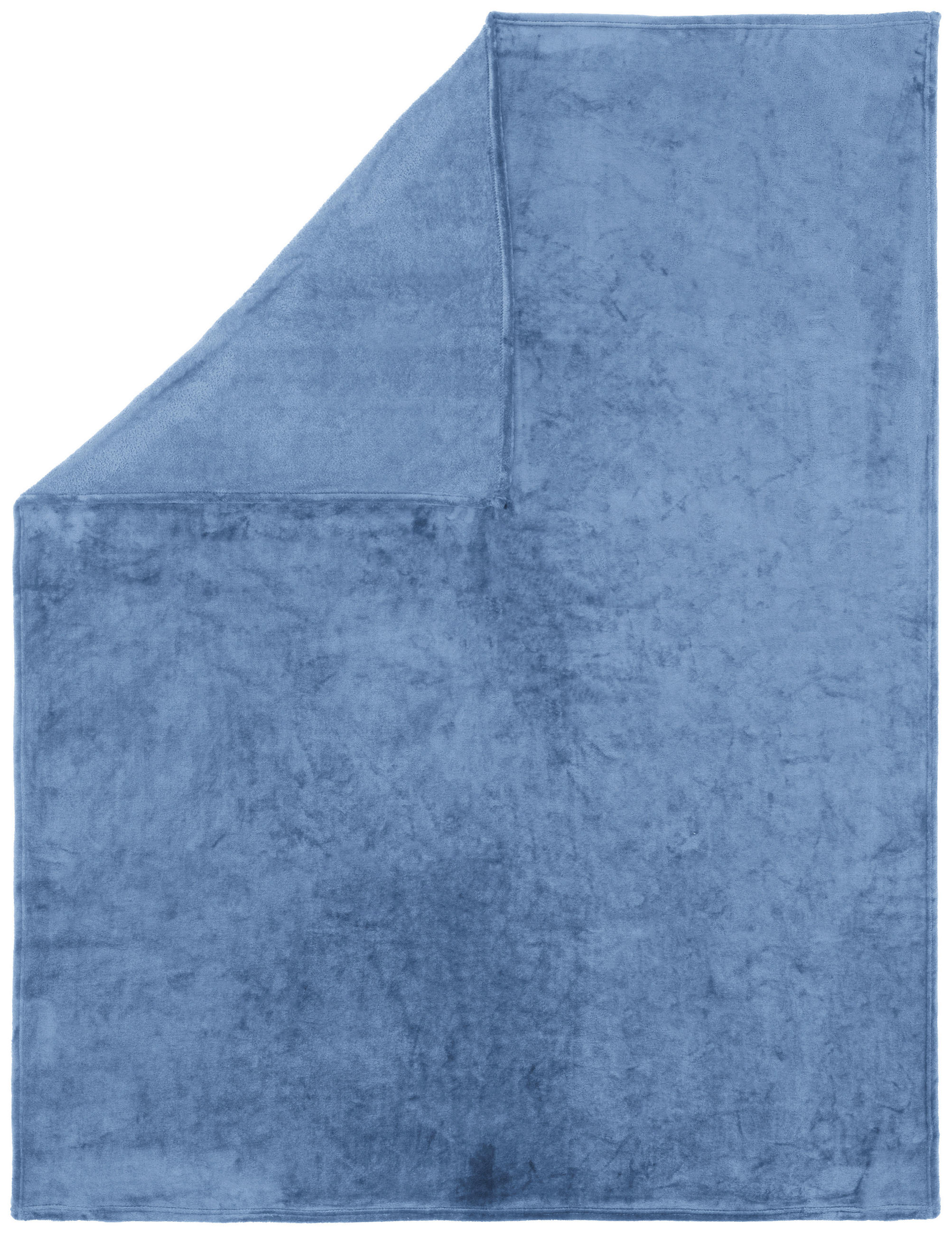 WOHNDECKE Emma 140/180 cm  - Blau/Blaugrau, Basics, Textil (140/180cm) - Novel