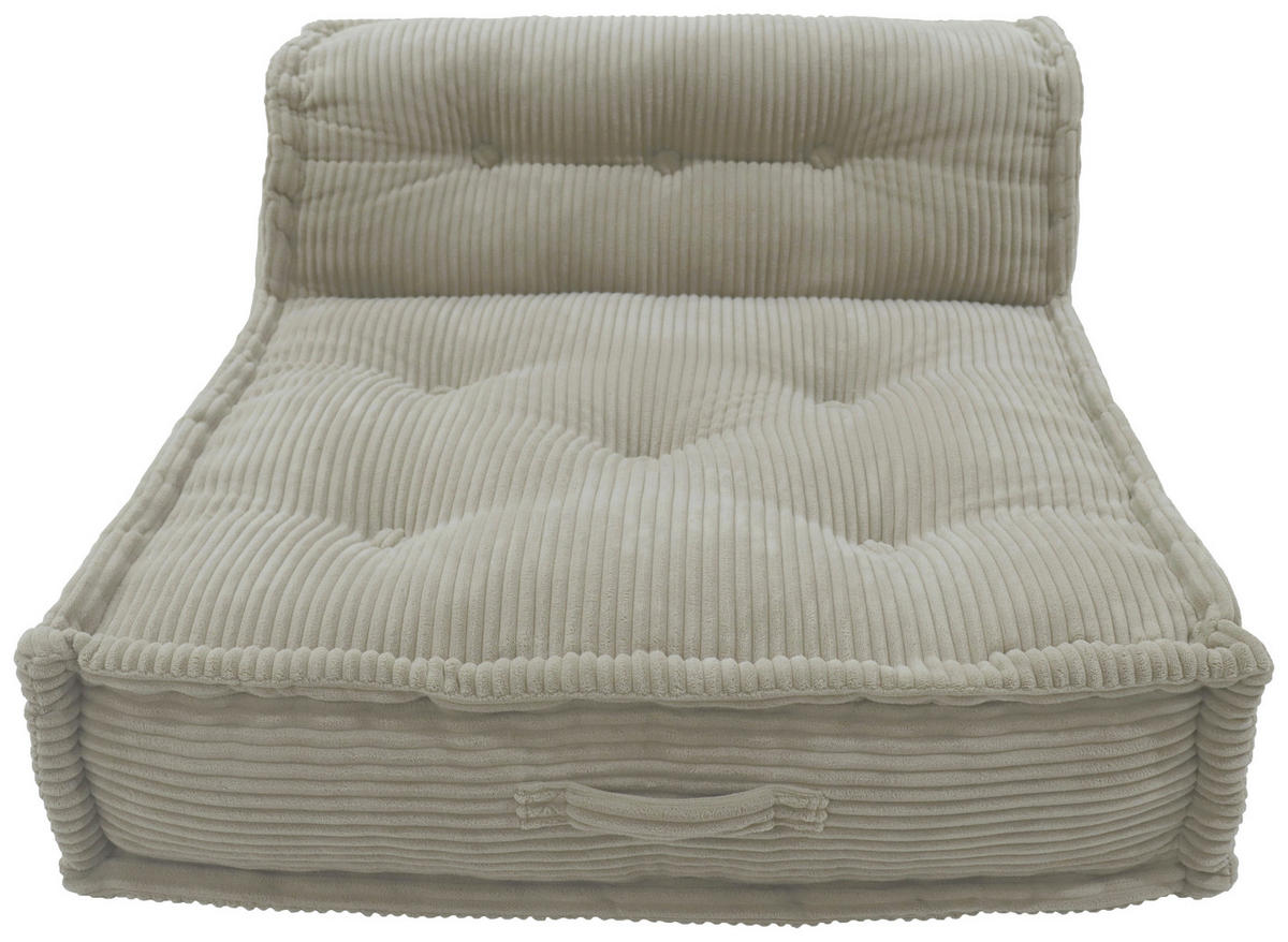 SOFAELEMENT in Cord Elfenbein  - Elfenbein, Design, Textil (80/43/80cm) - P & B