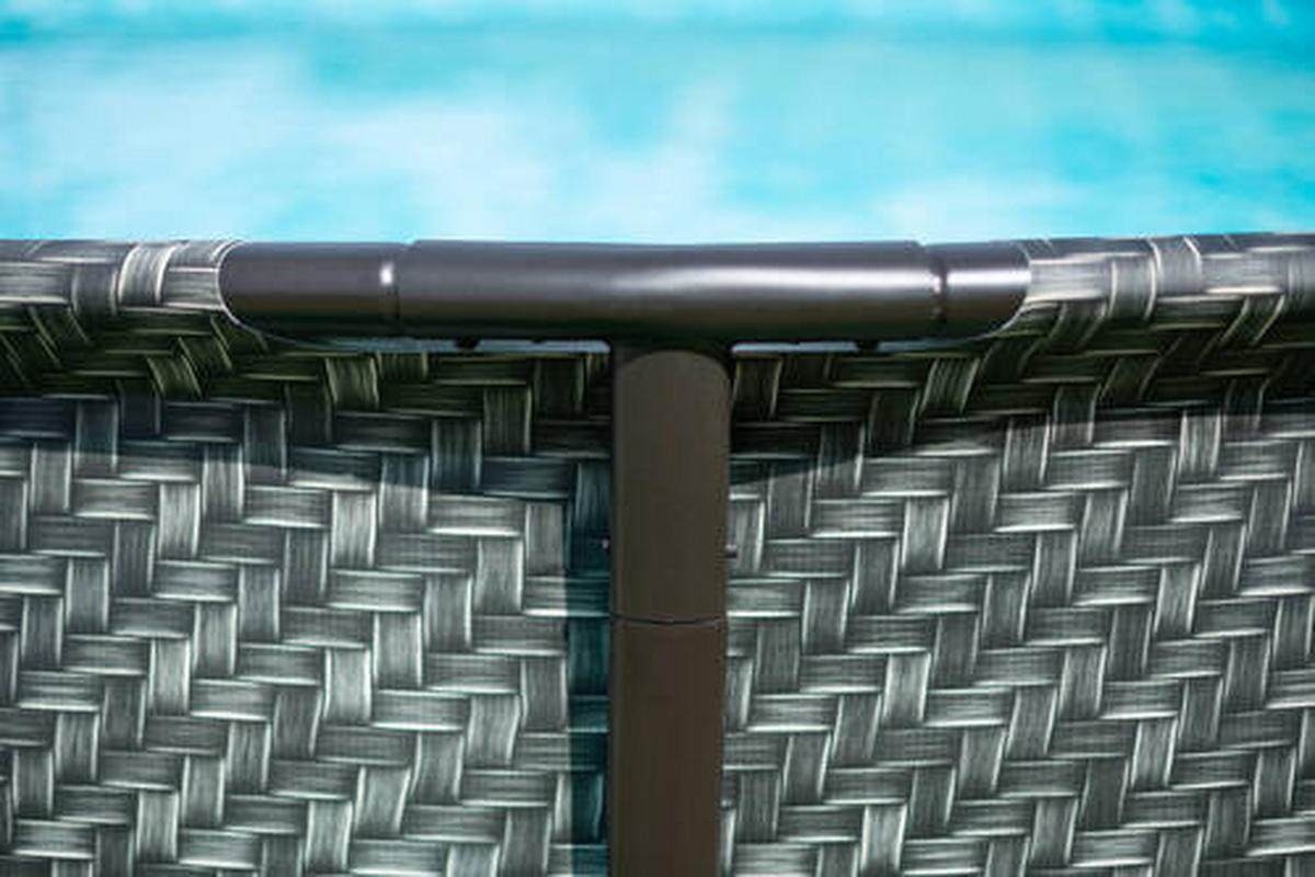 POOL 549/132 cm  - Grau, KONVENTIONELL, Kunststoff (549/132cm) - Ambia Garden