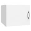 AUFSATZSCHRANK 30/40/40 cm  in  - Alufarben/Weiß, Basics, Holzwerkstoff/Kunststoff (30/40/40cm) - Xora