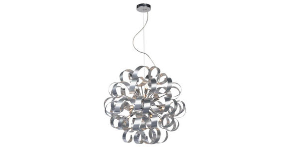 LED-HÄNGELEUCHTE 60/180 cm - Chromfarben, Design, Metall (60/180cm) - Ambiente