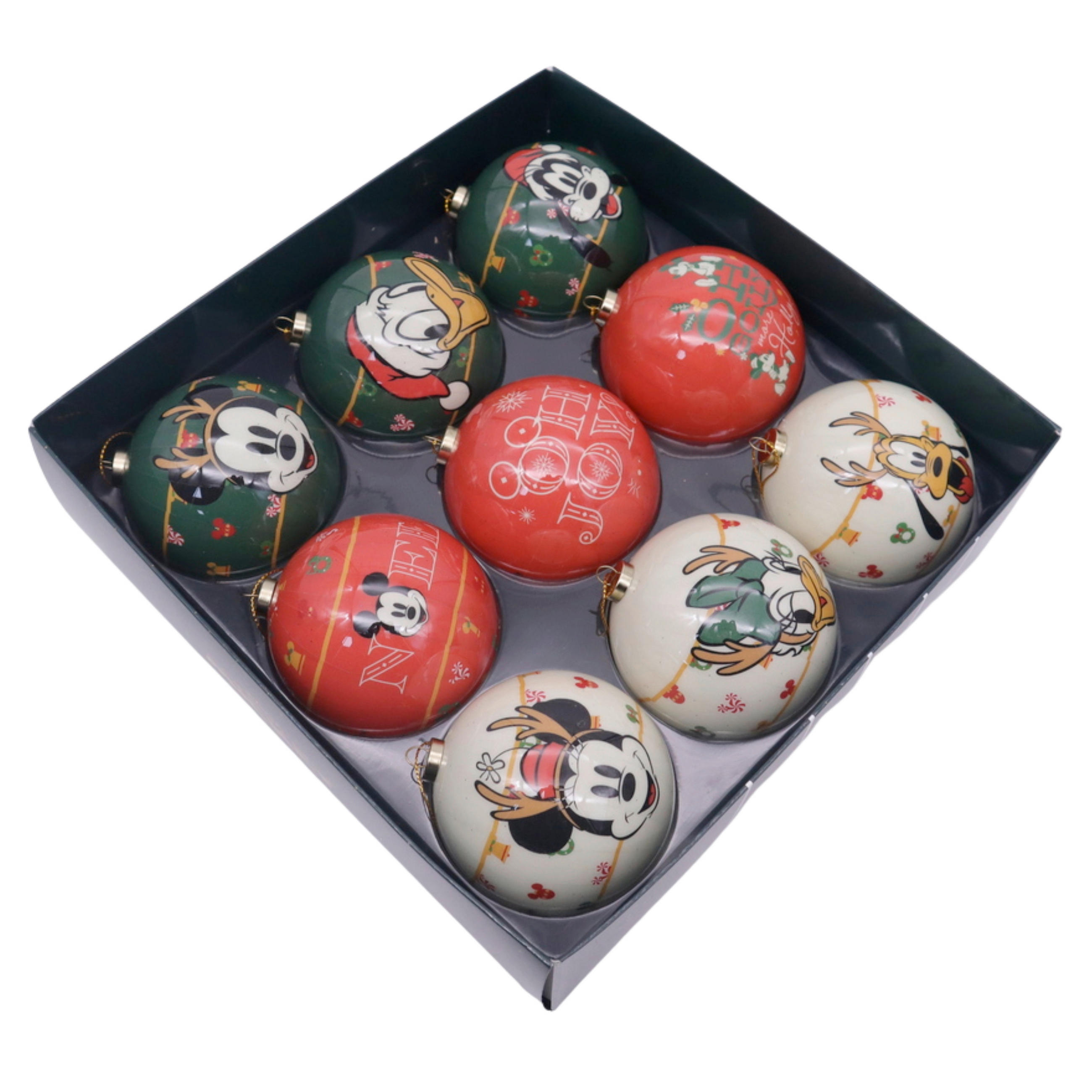 CHRISTBAUMKUGEL-SET  - Multicolor, Trend, Kunststoff (24/8/24cm) - Disney